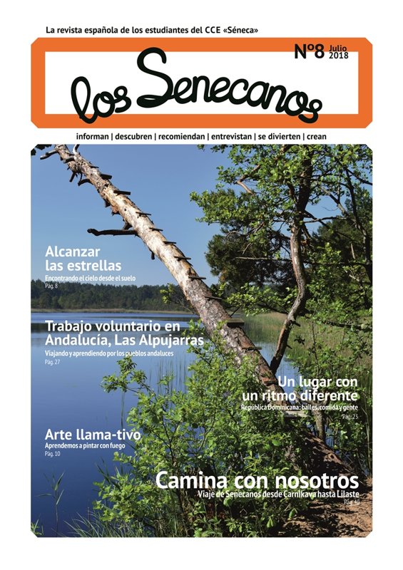Preses pulciņa veidotais žurnāls spāniski "Los Senecanos"